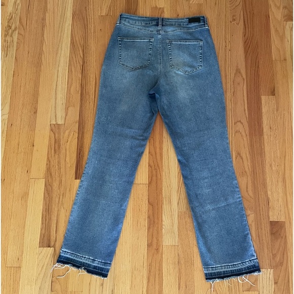 SoundStyle Hope High Rise Straight Jeans – Distressed Medium Wash Sz 10 - Picture 4 of 11